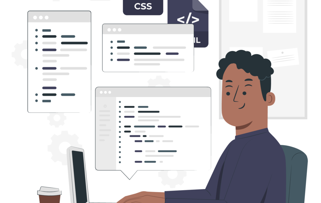 Illustration demonstrating different CSS techniques for centering elements